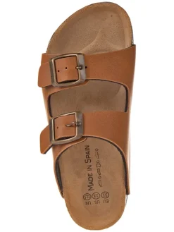 Slippers lichtbruin