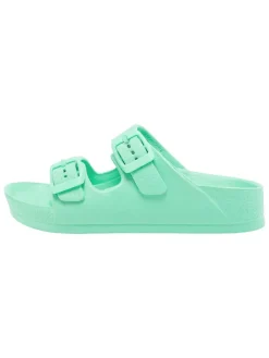 Slippers lichtgroen