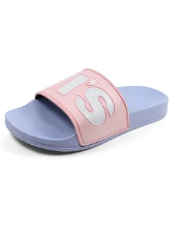 Slippers lichtroze/lichtblauw