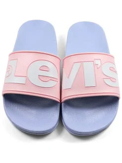 Slippers lichtroze/lichtblauw