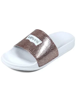 Slippers lichtroze/wit
