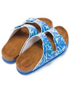 Slippers ''Mia'' blauw