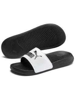 Slippers "Popcat 20" zwart/wit