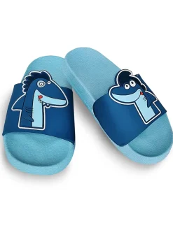 Slippers "Shark" blauw