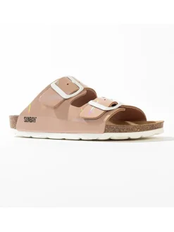 Slippers "Trefle" beige