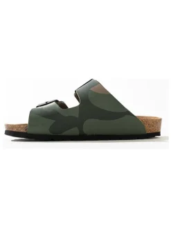 Slippers "Trefle" kaki