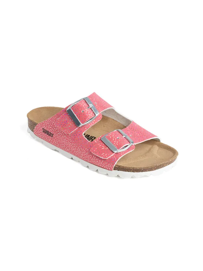 Slippers "Trefle" lichtroze