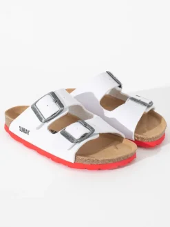 Slippers "Trefle" wit