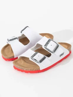 Slippers "Trefle" wit