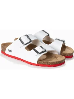 Slippers "Trefle" wit