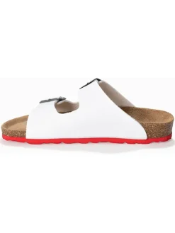 Slippers "Trefle" wit