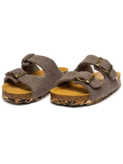 Slippers "Wooly Wonder" lichtbruin