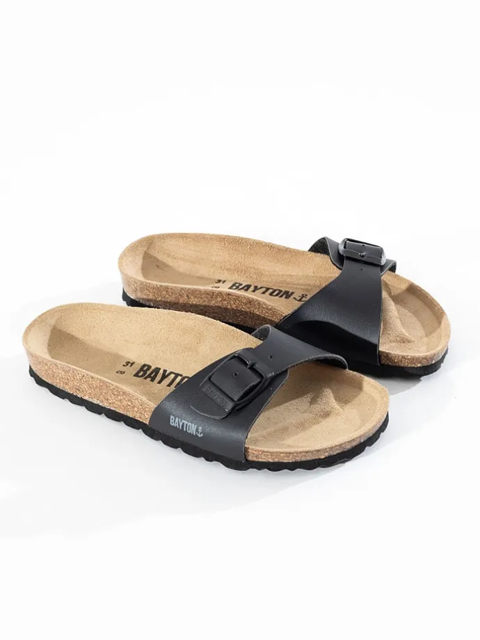 Slippers "Zephyr" zwart
