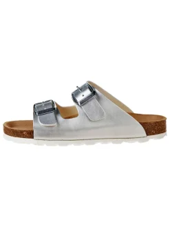 Slippers zilverkleurig