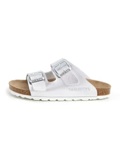 Slippers zilverkleurig