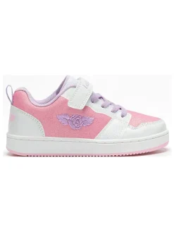 Sneakers "Amalia" wit/lichtroze