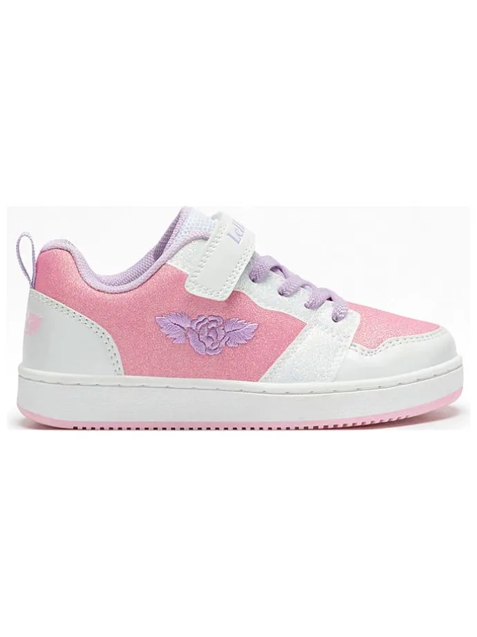 Sneakers "Amalia" wit/lichtroze