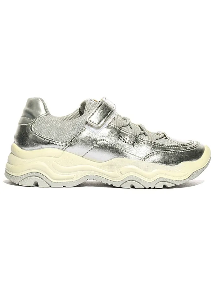 Sneakers "Cassian" zilverkleurig
