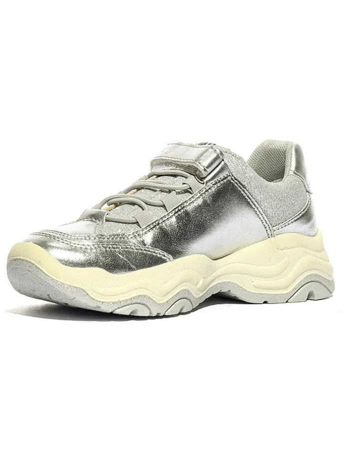 Sneakers "Cassian" zilverkleurig