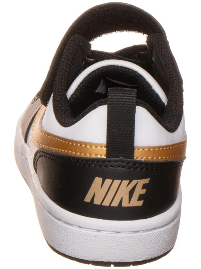 Sneakers "Court Borough Recraft" zwart/wit/goudkleurig