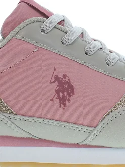 Sneakers grijs/lichtroze