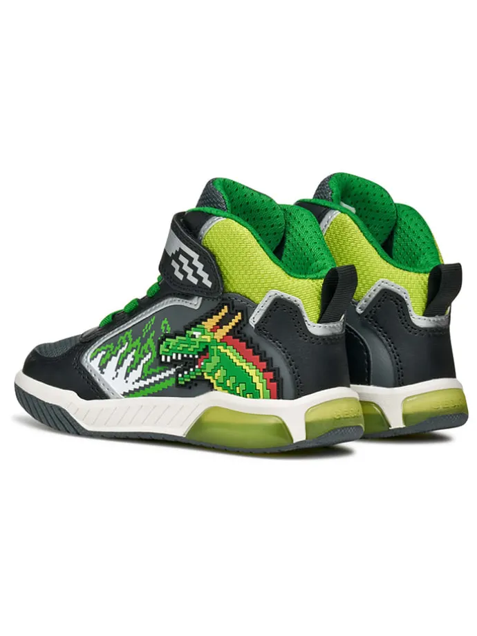 Sneakers "Inek" grijs/groen
