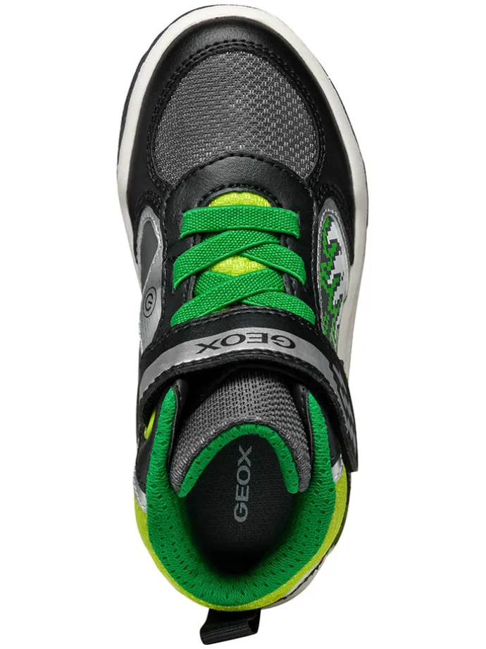 Sneakers "Inek" grijs/groen