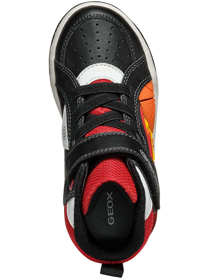 Sneakers "Inek" zwart/rood