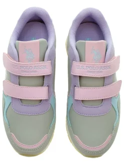 Sneakers paars/lichtroze/lichtblauw
