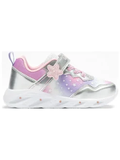 Sneakers "Stella" zilverkleurig