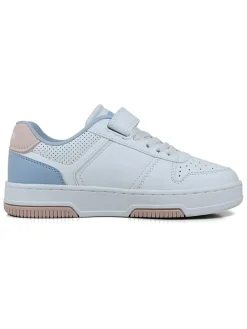 Sneakers wit/lichtblauw/lichtroze