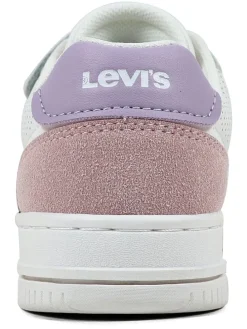 Sneakers wit/lichtblauw/paars