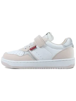 Sneakers wit/lichtroze/zilverkleurig