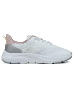 Sneakers wit/lichtroze/zilverkleurig
