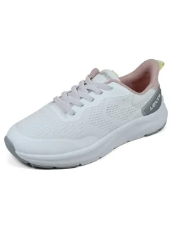 Sneakers wit/lichtroze/zilverkleurig