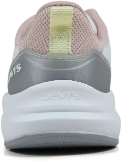 Sneakers wit/lichtroze/zilverkleurig