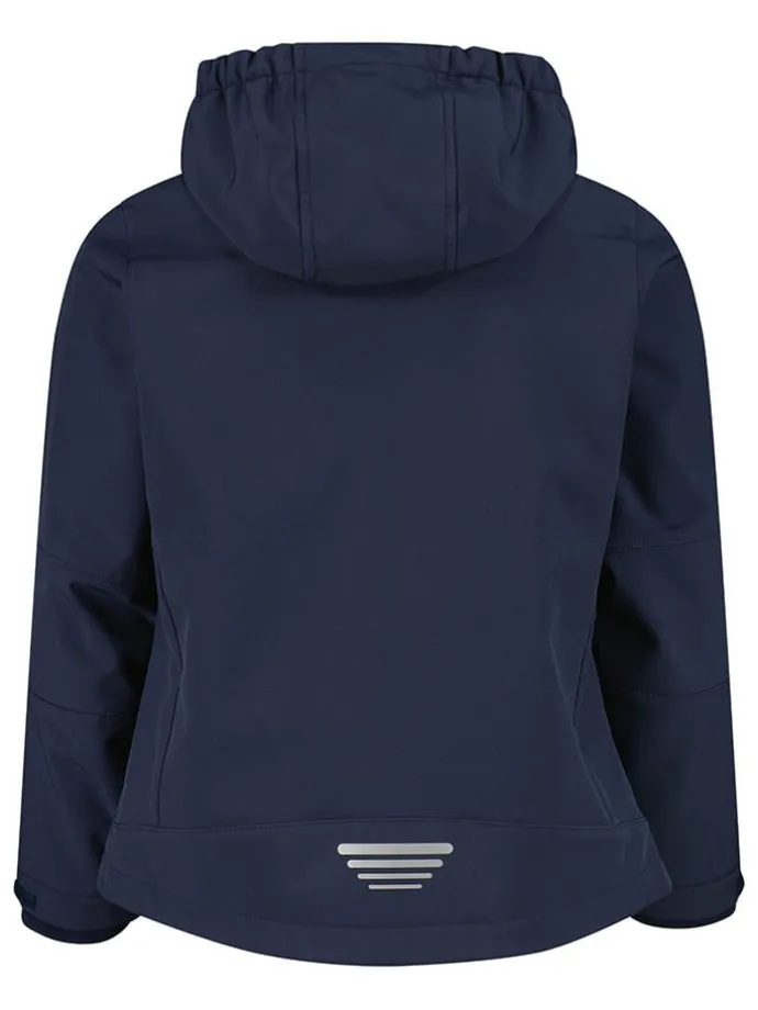 Softshelljas donkerblauw
