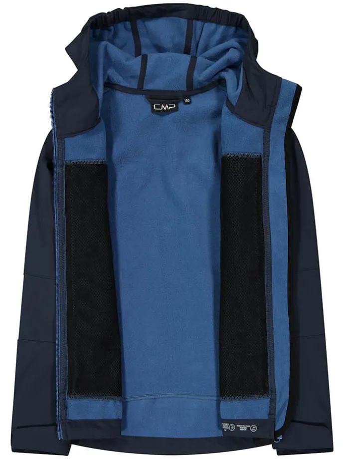 Softshelljas donkerblauw