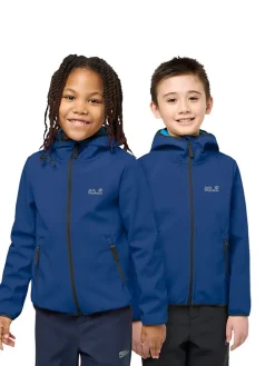 Softshelljas "Fourwinds" blauw