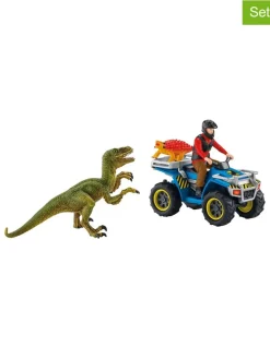 Speelset "Flucht auf Quad vor Velociraptor" - vanaf 5 jaar