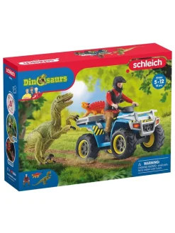 Speelset "Flucht auf Quad vor Velociraptor" - vanaf 5 jaar