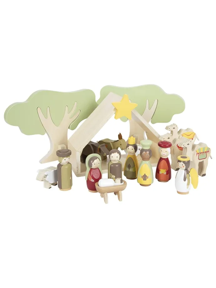 Speelset "Kerststal" - vanaf 3 jaar