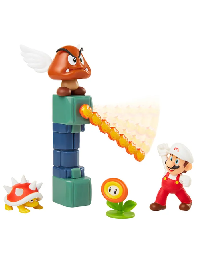 Speelset "Nintendo Lava Castle Diorama" - vanaf 3 jaar