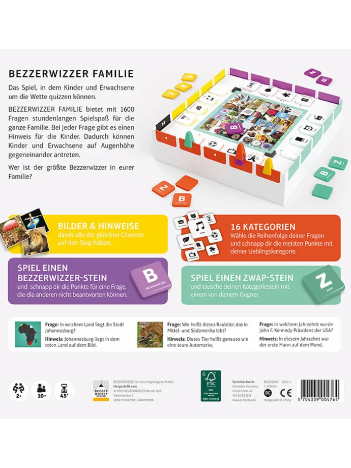 Spel "Bezzerwizzer Familie" - vanaf 10 jaar
