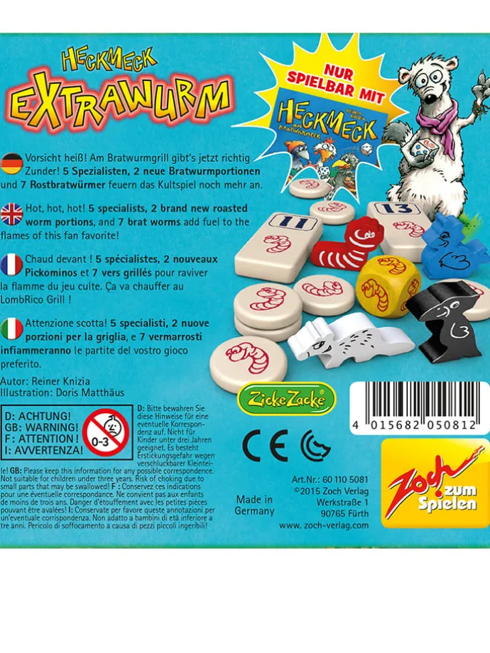Spel "Heckmeck Extrawurm" - vanaf 8 jaar