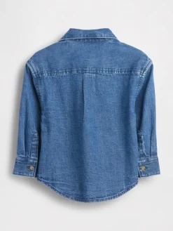 Spijkerblouse blauw