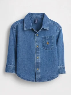 Spijkerblouse blauw