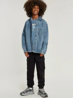 Spijkerblouse blauw