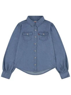 Spijkerblouse blauw