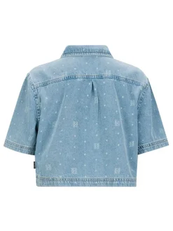 Spijkerblouse "Flore" lichtblauw